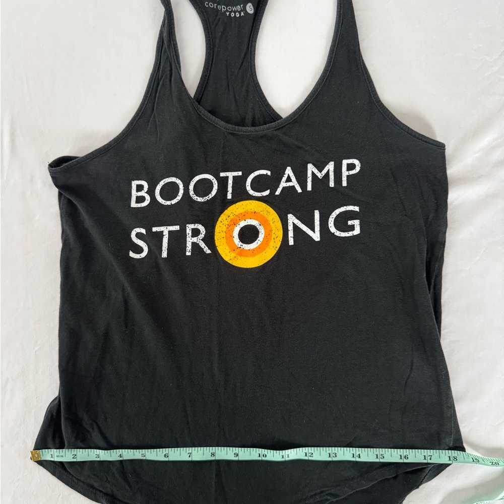 CorePower Yoga Bootcamp Strong Tank, Black, Size Small